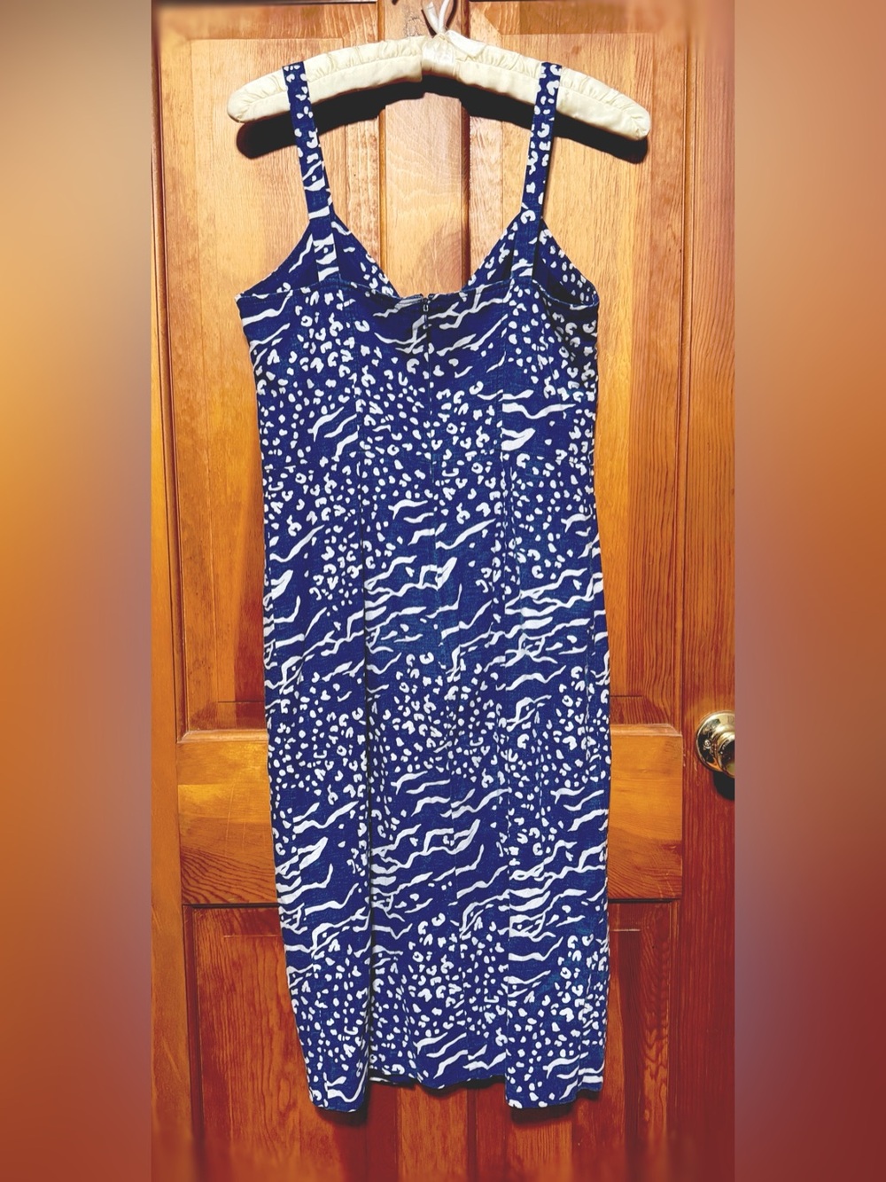 Tanya Taylor~Blue & White Printed Antonia Dress~Size 2~$495~ - Picture 6 of 7